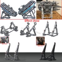 Customized MOC Vertical Stand for Millennium Falcon 75192 75257 75105 75212 7965 Building Blocks DIY Falcon Bracket Bricks Gift