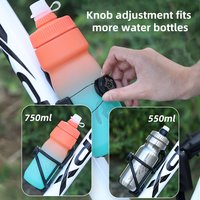 TTPRO Universal Bike Water Bottle Cage, Adjustable 68–90 MM, Fits Most Water Cups, Bicycle Accessory