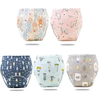 Infant Baby Training Pant Washable Reusable Cotton Diaper for Toddler Baby Boy Girl Spring Summer Breathable Diaper 8-20KG Nappy