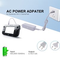 Charger For Wii U Handheld Game Console AC Adapter US/EU Plug Charging 100-240V Adapter Compatible With Nintendo Remote Joystick