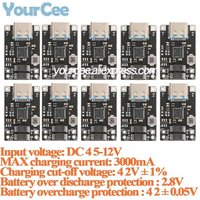 10pcs/1pc 5V 3A Lithium Battery Charger Module Power Charging and Discharging Integrated Module With Protection 3A Li-ion