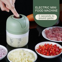 Elektrischer Knoblauchstampfer, Brecher, Schneider, Fleischwolf, Lebensmittel, Hacken, Gemüsehacker, Küchenutensilien, Mühle, Pfeffer, Chili-Maschine