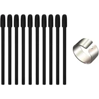 Replacement Drawing Tablet Tips with Clip Smooth Pen Refills Set POM Durable for Wacom Pro Pen 3 PTK470 670 870 DTH135 172 271