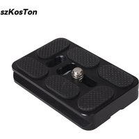 Quick Release Plate PU40-100 Quick Shoe Plate Aluminum Tripod Plate With 1/4'' Screw QR Adapter for DSRL BallHead Camera Tripod