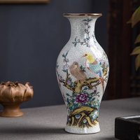Jingdezhen Ceramic Vase, Home Chinese Style Living Room Flower Arrangement, Entrance Hall Imitation Antique Decoration