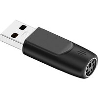 1PCS USB To For PS2 Adapter USB-A & Type-C Male To For PS2 Female Converter For Keyboard And Mouse Laptop Desktop Computer