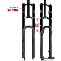 AliExpress NANLIO MTB Forks Double Shoulder Air Suspension Damping 26/27.5/29