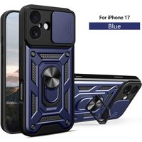 Case For iPhone 16 15 14 13 Pro Max 12 11 Pro 17 Xs Max XR 16 15 14 Plus 13 12 Mini Slide Camera Protector 360 Ring Armor Cover