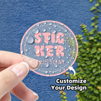 5×5CM Personalized Round Custom Stickers Wedding Birthday Envelope Seal Waterproof DIY Decorative Stickers