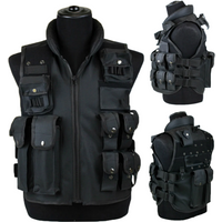2026 new 11 pocket tactical vest men's hunting vest outdoor vest training vest protective modular safety multi pocket vest