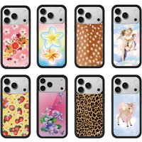 Wildflower Ins beast Rawr tiger Fawn hone Case for iPhone 11 12 13 14 15 16 17 Pro Max Plus Dreams bloom orchid protect Cover