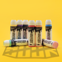 18mm Graffiti Flowing Pen EnviroNmental Odorless Acrylic Pigment Oil-Based Pen Black Colored Round Head Painting Accessories