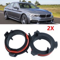 2X Bulb Adapter For BMW 5 Series E39 F10 F11 F07 F85 G30 G31 G38 H7 Car LED Headlight Base Retainer Headlamp Socket Holder Clip