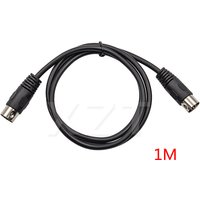 MIDI DIN 5PIN Male to Male Cable MIDI 5 Pin DIN Plug to 5 Pin DIN Audio Extension Male Cable DIN 5pin M/M Cable Adapter 1M /1.5M
