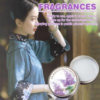 Lavender Chamomile Solid Perfume For Women Men Portable Floral Fragrance Long-lasting Body Aromatherapy Deodorant Cream Fresh