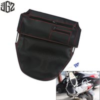 Motorcycle PU Cushion Back Seat Bucket Under Storage Pouch Tool Bag for VESPA GTS 250 300 GTV SPRINT PRIMAVERA 150 50 LX 125 PX