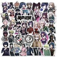 50Pcs Animation Danganronpa Personalized Graffiti DIY Waterproof Sticker Refrigerator Water Cup Skateboard Decals