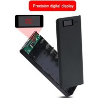 Portable 8 /10 Slot 18650 Battery Power Bank Case DIY Digital Display 5V 2.1A Fast Charging Box for Outdoor Emergency Use