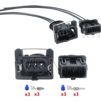 3 Pin 282191-1 282729-1 1-962581-1 EFI Waterproof Fuel Injector Connector EV1 Car Power Timer Connector Sensor Plug with Wire
