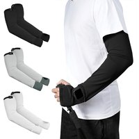 AliExpress mvptoo 1 Pair Ice Silk Arm Sleeves with Watch Hole Cooling Adjustable Arm Covers Sun Protection Cycling Outdoor Sports Golf Running Gym