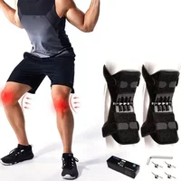 2/1PC Knee Protection Booster Power Support Knee Pads Powerful Rebound Spring Force Sports Reduces Soreness Cold Leg Protection