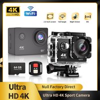 Upgraded Version Bicycle Camera Electronic Stabilizer Action Camera WiFi sports video cameras Helmet Video Recording Cameras