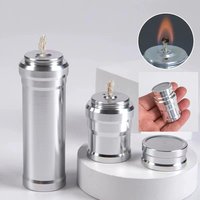 Brand New Portable Aluminum Alloy Mini Alcohol Lamp Laboratory Equipment Heating Liquid Stove Home Lighting Outdoor Garden