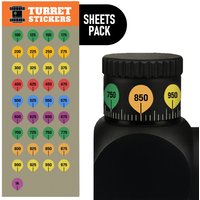 Rifle-Scope Turret Sticker High-Definition Waterproof Design For Optical Devices And Outdoor-Gear Identification