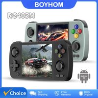 BOYHOM RG405M Metal Handheld Game Console 4" IPS Screen Android T618 Wifi Bluetooth Portable Video Gaming Player