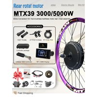 AliExpress NONE 72V 3000W/5000W Electric Bike Conversion Kit With UKC1display Brushless Rear Hub Ebike Motor Fit 27.5‘’Motor Bike Elétrica Whe