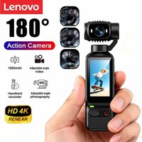 Lenovo HD 4K Action Camera 180° Rotatable For Vlog YouTube Tiktok Girls Record Life Video Recording Entry Portable Action Cam image 4
