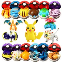 12 Stile Pokemon Figuren Spielzeug Variante Ball Modell Pikachu Jenny Turtle Pocket Monsters Mew-Two Actionfigur Spielzeug Geschenk