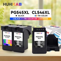HUHIKAB PG-545XL CL-546XL Replacement For Canon PG545 XL CL546 XL Pixma TS3450 TS3350 TS3150 TR4550 TR4650 MG2550S MG3050 MX495