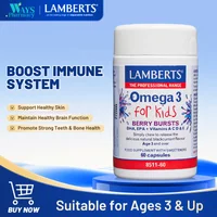 Lamberts Omega 3 for Kids Berry Bursts 60 Capsules