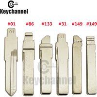 Keychannel 10PCS/LOT KD Flip Key BLADE #01 #31 #86 #133 #149 for Golf MK7 Polo Passat Seat Skoda HU49 HU66 HU162T Car Key Blade