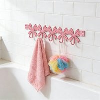3D Decorative Removable Iron Wall & Door Hook - Over-the-Door Coat Hat Hanger for Bedroom Bathroom Closet Organizer