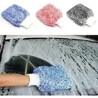 Car Cleaning Glove Ultra Soft Mitt Microfiber Wash High Density Scratch Free Gloves Easy To Dry Car Wash