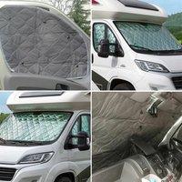 3pcs/Set Motorhome Internal Thermal Blinds 7 Layers Sun Protective Cover For Fiat Ducato 2006-2022 Windscreen And Door Windows