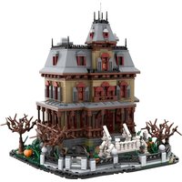 New MOC Amusement Park Famous Scene Manor Model Building Blocks DIY Modular Building Assembly Toy Adult Collectible Gift Set