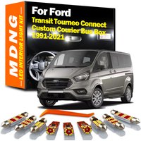 MDNG For Ford Transit Tourneo Connect Custom Courier Bus Box 1991-2021 Vehicle Lamp LED Interior Dome Map Light Kit Car Led Bulb