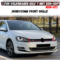 Front Bumper Centre Grille For Volkswagen VW Golf 7 MK7 2014 2015 2016 2017 Honeycomb Mesh Front Racing Grille Grill