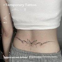Sexy Butterfly Dragonfly Herbal Juice Tattoo Sticker Waterproof Lasting Fake Tatto Temporary Tattoos Fancy Toys Tatoo Hotwife