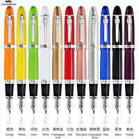 Jinhao 159 Metal Fountain Pen,Multi-Colors 0.5mm Vintage Smooth Writing Luxury Practice calligraphy Pen For Beginners&Collectors