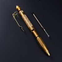 Metal Defense Tactical Pen Multi-Function Anti Skid Portable Self-defense pen Stationery Ballpoint Glass Breaker Survival Tool