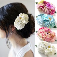 Bohemian Bride Beach Vacation Simulation Romantic Rose Hair Comb Women's Fashion Versatile Hair Forest Series Hair Accessories