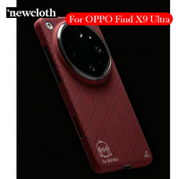 Newcloth Carbon Fiber Case For Oppo Find X9 Ultra Kevlar Wireless Charging Back Cover Shell
