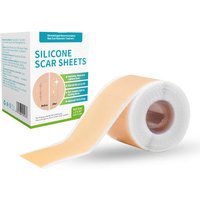 1 Roll = 4cm x 1.5m Silicone Scar Sheets , Self-Adhesive Scar Cover Tape , Reusable Skin Care Strips