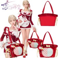 New Love and Deepspace Shoulder Bag Cartoon Caleb Itabag with Board Gift Anime Merchandise Small Size Large Capacity Storage