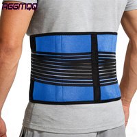 1PC Back Brace Support Belt - Lumbar Support Back Brace for Back Pain - Adjustable Neoprene Double Pull Waist Belt for Sciatica