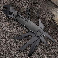 Outdoor Multifunctional Adjustable Wrench Pliers Portable Folding Multi-purpose Wrench Screws Household Combination Tool